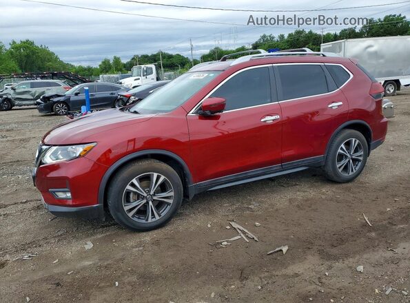 5N1AT2MT0LC761895 2020 NISSAN ROGUE Red წინა მარცხენა ხედი სამი მეოთხედიდან