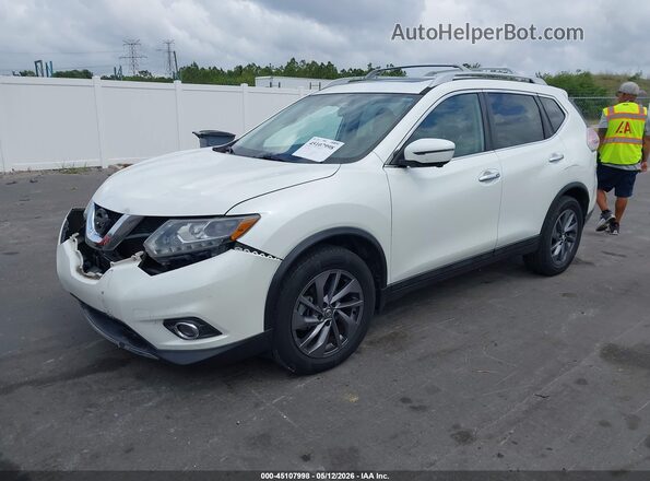 5N1AT2MT1GC889195 2016 NISSAN ROGUE White Przód lewy