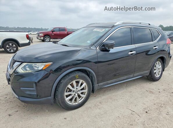 5N1AT2MT1HC886783 2017 NISSAN ROGUE Черный Передняя левая четверть