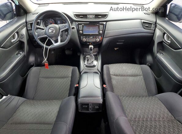 5N1AT2MT1HC886783 2017 NISSAN ROGUE Черный Вид панели приборов