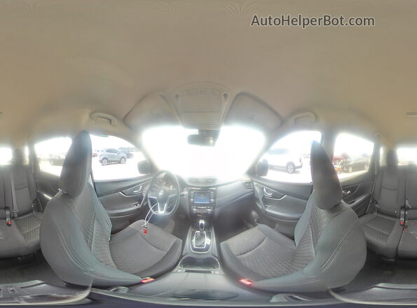 5N1AT2MT1HC886783 2017 NISSAN ROGUE Черный Панорамный вид салона 360°