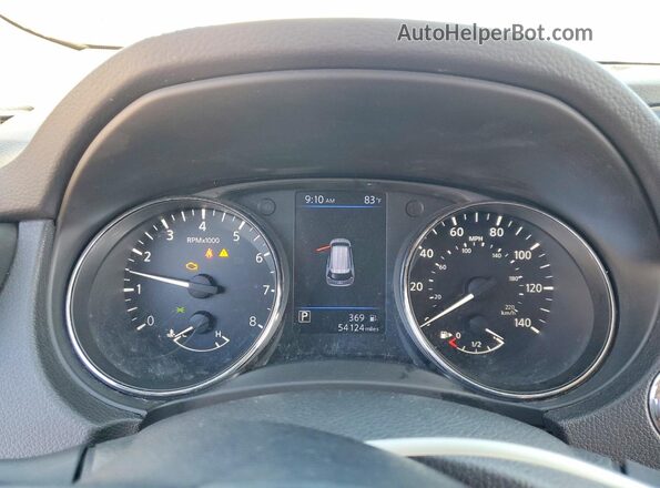 5N1AT2MT1JC745864 2018 NISSAN ROGUE Серебряный Вид щитка приборов