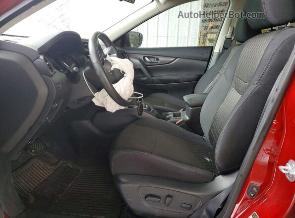 5N1AT2MT1JC800443 2018 NISSAN ROGUE Red წინა სალონის ხედი