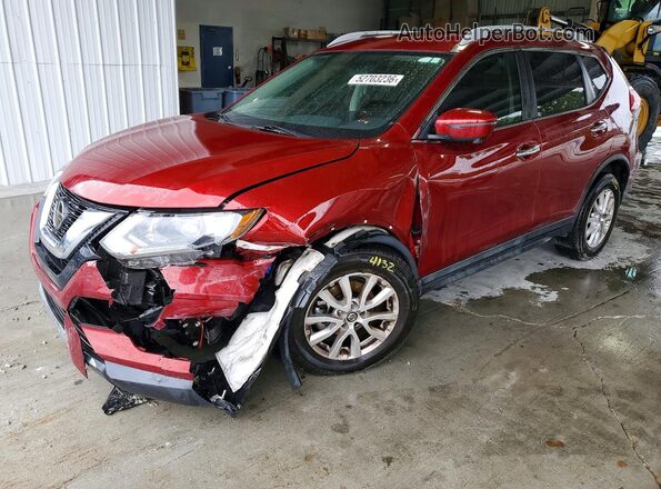5N1AT2MT1JC800443 2018 NISSAN ROGUE Red წინა მარცხენა ხედი სამი მეოთხედიდან