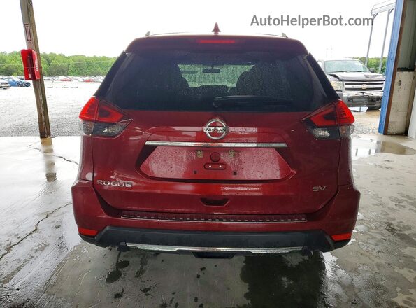 5N1AT2MT1JC800443 2018 NISSAN ROGUE Red უკანა ხედი