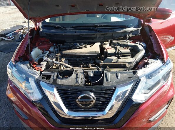 5N1AT2MT1KC731142 2019 NISSAN ROGUE Red Widok z tyłu