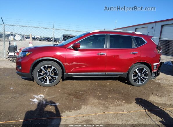 5N1AT2MT1KC731142 2019 NISSAN ROGUE Red 