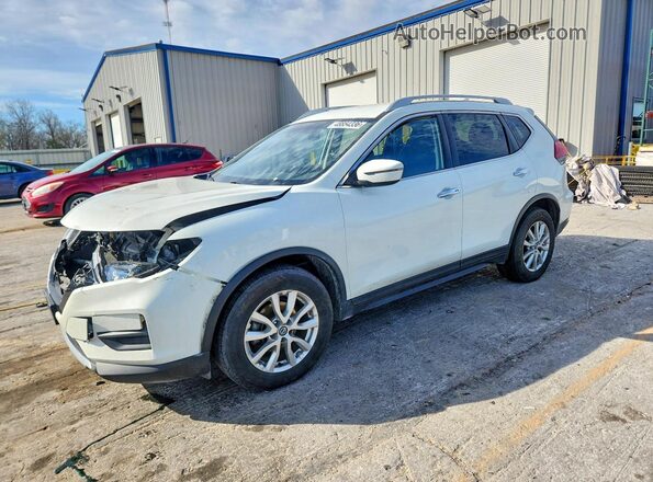 5N1AT2MT1KC830107 2019 NISSAN ROGUE White წინა მარცხენა ხედი სამი მეოთხედიდან
