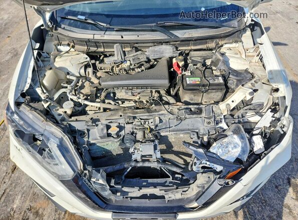 5N1AT2MT1KC830107 2019 NISSAN ROGUE White ძრავის განყოფილების ხედი