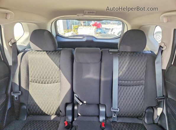 5N1AT2MT1KC830107 2019 NISSAN ROGUE White უკანა სავარძლების ხედი