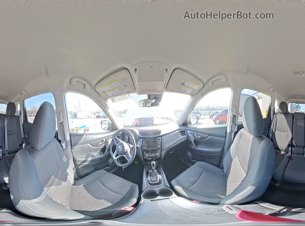 5N1AT2MT1KC830107 2019 NISSAN ROGUE White სალონის 360-გრადუსიანი ხედი