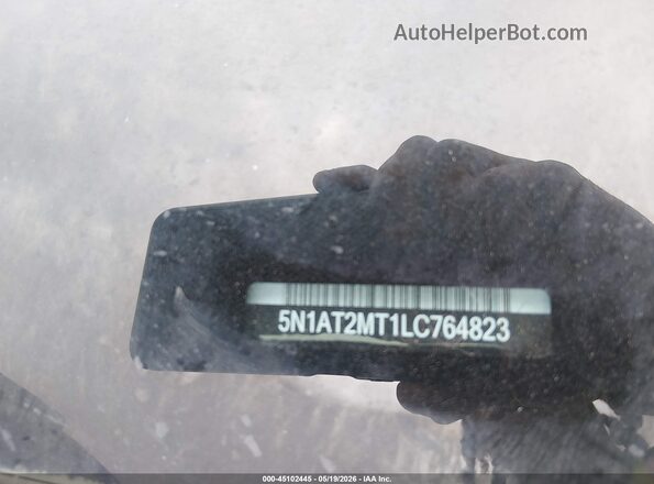 5N1AT2MT1LC764823 2020 NISSAN ROGUE Красный Вид наклейки с VIN-кодом
