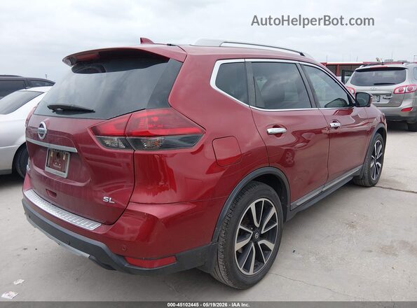 5N1AT2MT1LC764823 2020 NISSAN ROGUE Красный Задняя правая четверть