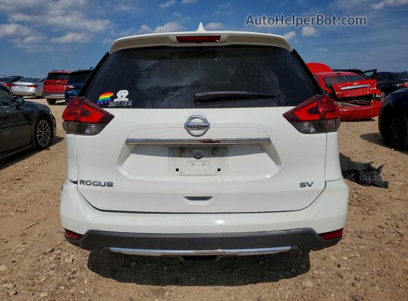 5N1AT2MT2HC846485 2017 NISSAN ROGUE White Rear view