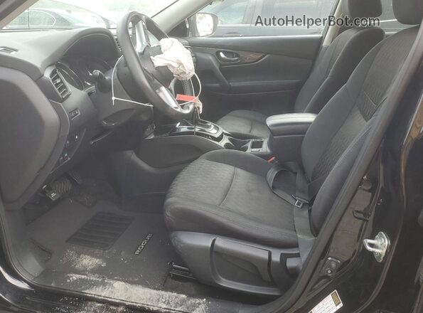 5N1AT2MT2KC769186 2019 NISSAN ROGUE Черный Вид салона спереди