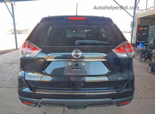 5N1AT2MT3GC770841 2016 NISSAN ROGUE Black Widok z tyłu