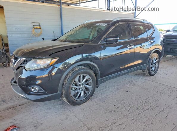 5N1AT2MT3GC770841 2016 NISSAN ROGUE Black Przód lewy