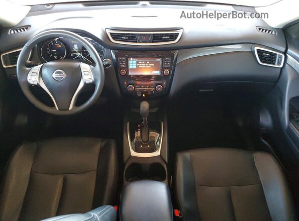 5N1AT2MT3GC770841 2016 NISSAN ROGUE Black Widok deski rozdzielczej