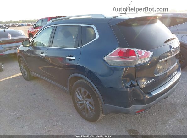 5N1AT2MT3GC859745 2016 NISSAN ROGUE Blue Tył lewy