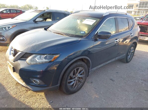 5N1AT2MT3GC859745 2016 NISSAN ROGUE Blue Przód lewy