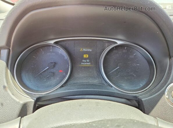 5N1AT2MT4GC899686 2016 NISSAN ROGUE Red Widok zestawu wskaźników