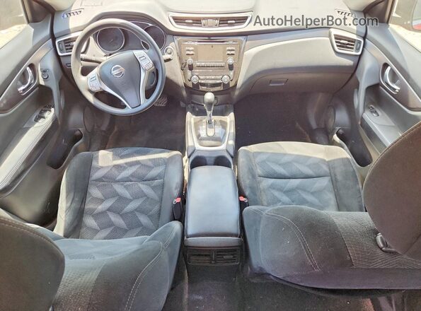 5N1AT2MT4GC899686 2016 NISSAN ROGUE Red Widok deski rozdzielczej