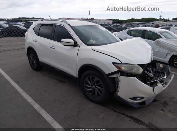 5N1AT2MT5GC780724 2016 NISSAN ROGUE White Przód prawy