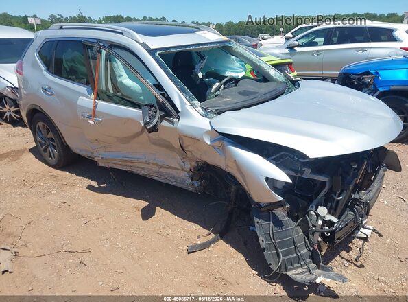 5N1AT2MT5GC803418 2016 NISSAN ROGUE Серебряный Передняя правая четверть