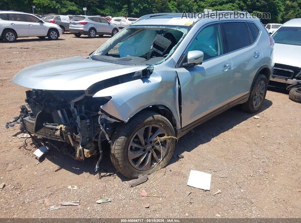 5N1AT2MT5GC803418 2016 NISSAN ROGUE Серебряный Передняя левая четверть