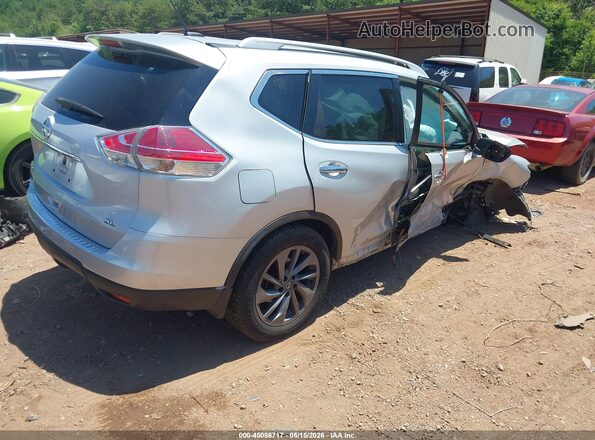 5N1AT2MT5GC803418 2016 NISSAN ROGUE Серебряный Задняя правая четверть
