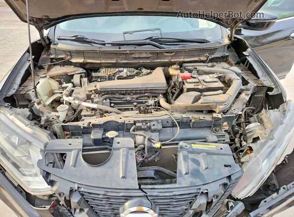 5N1AT2MT5HC775945 2017 NISSAN ROGUE Black Widok wnętrza z tyłu