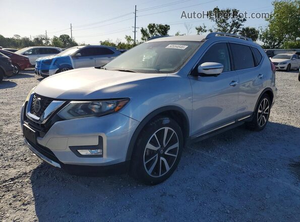 5N1AT2MT5KC776519 2019 NISSAN ROGUE Silver Առջևի ձախ երեք քառորդ տեսարան