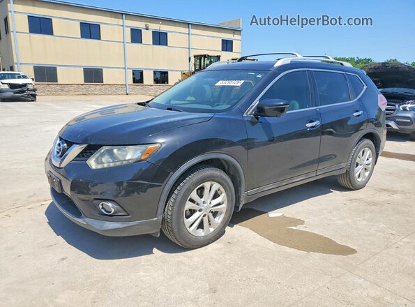 5N1AT2MT7GC733937 2016 NISSAN ROGUE Black Front left