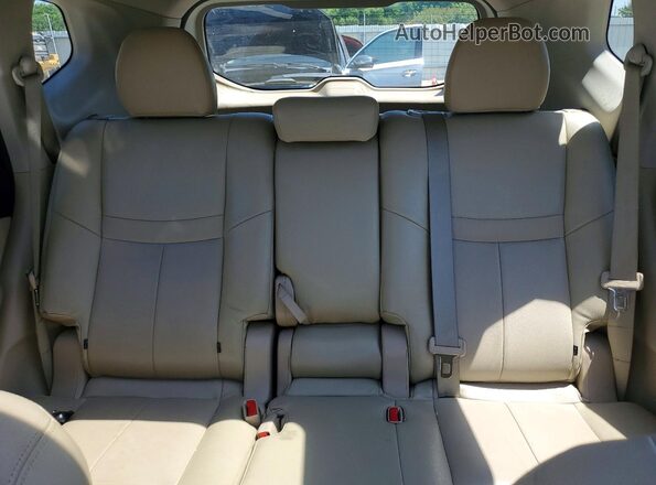 5N1AT2MT7GC733937 2016 NISSAN ROGUE Black Rear seats view
