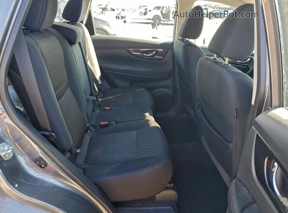 5N1AT2MT7JC710536 2018 NISSAN ROGUE Silver Вид задніх сидінь