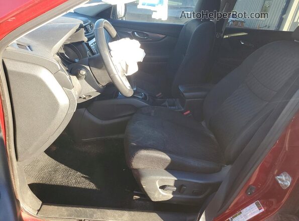 5N1AT2MT7JC809955 2018 NISSAN ROGUE Red წინა სალონის ხედი