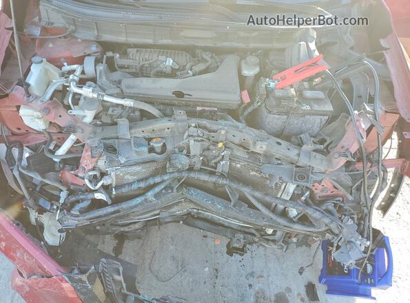 5N1AT2MT7JC809955 2018 NISSAN ROGUE Red ძრავის განყოფილების ხედი