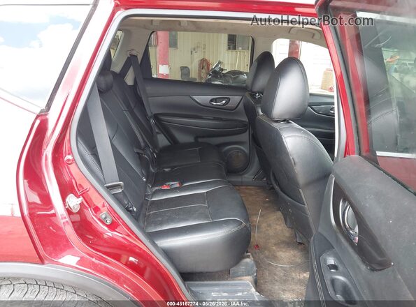 5N1AT2MT7LC813474 2020 NISSAN ROGUE Maroon Vista de la etiqueta del VIN