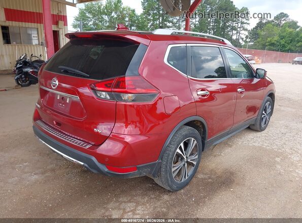 5N1AT2MT7LC813474 2020 NISSAN ROGUE Maroon Trasero derecho