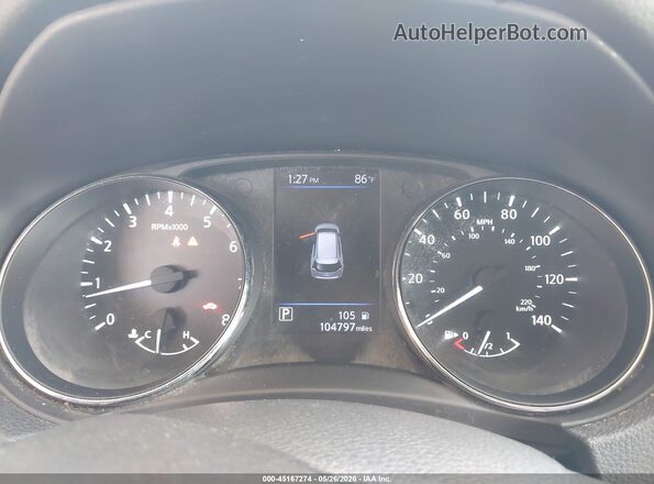5N1AT2MT7LC813474 2020 NISSAN ROGUE Maroon Vista de los asientos traseros