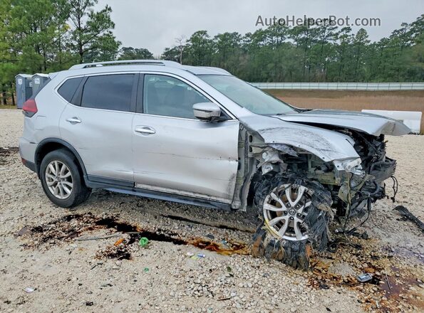 5N1AT2MT8KC830122 2019 NISSAN ROGUE Серебряный Передняя правая четверть