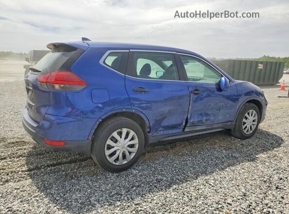 5N1AT2MT9HC895814 2017 NISSAN ROGUE Blue Задня права чверть