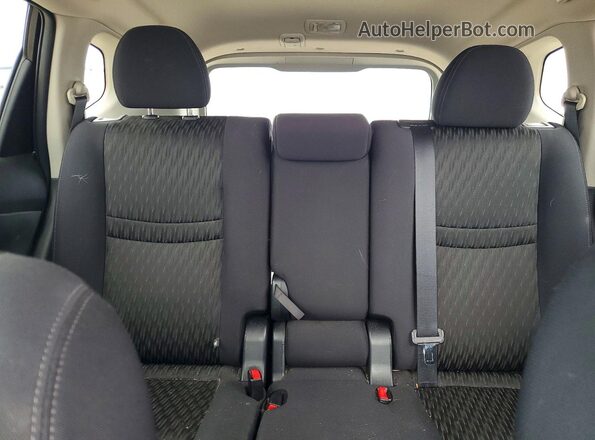 5N1AT2MTXHC825660 2017 NISSAN ROGUE Black Vista de los asientos traseros