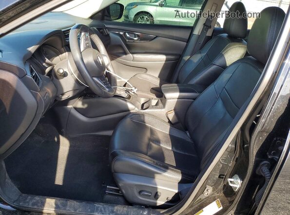 5N1AT2MTXKC810101 2019 NISSAN ROGUE Black Widok wnętrza z przodu