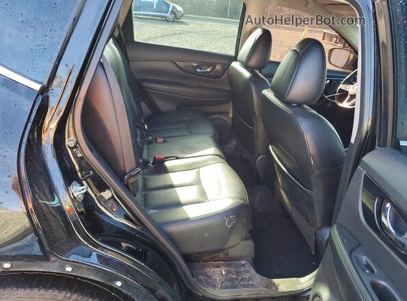 5N1AT2MTXKC810101 2019 NISSAN ROGUE Black Widok tylnych siedzeń