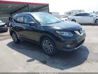 2016 Nissan Rogue Sl Black vin: 5N1AT2MV0GC746269