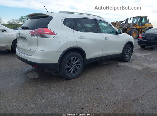 5N1AT2MV0GC921281 2016 NISSAN ROGUE Белый Задняя правая четверть
