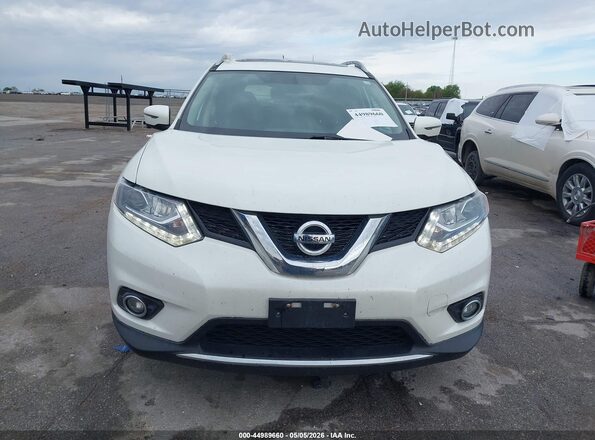 5N1AT2MV0GC921281 2016 NISSAN ROGUE Белый Вид щитка приборов