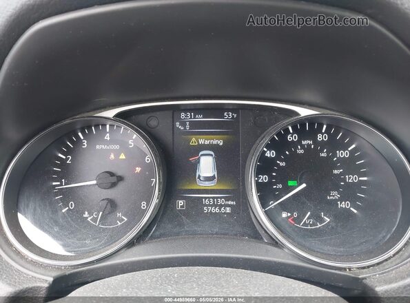 5N1AT2MV0GC921281 2016 NISSAN ROGUE Белый Вид задних сидений