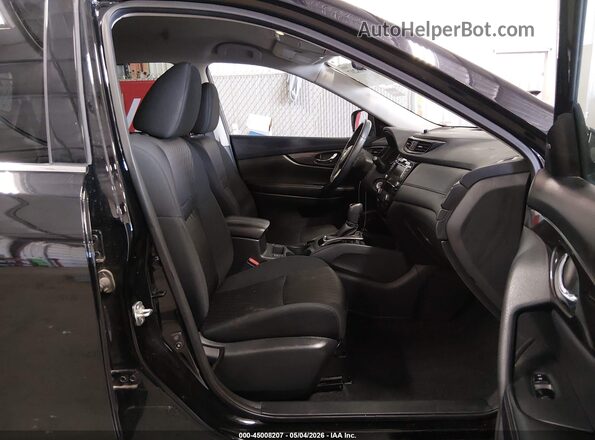 5N1AT2MV1JC786299 2018 NISSAN ROGUE Black წინა სალონის ხედი